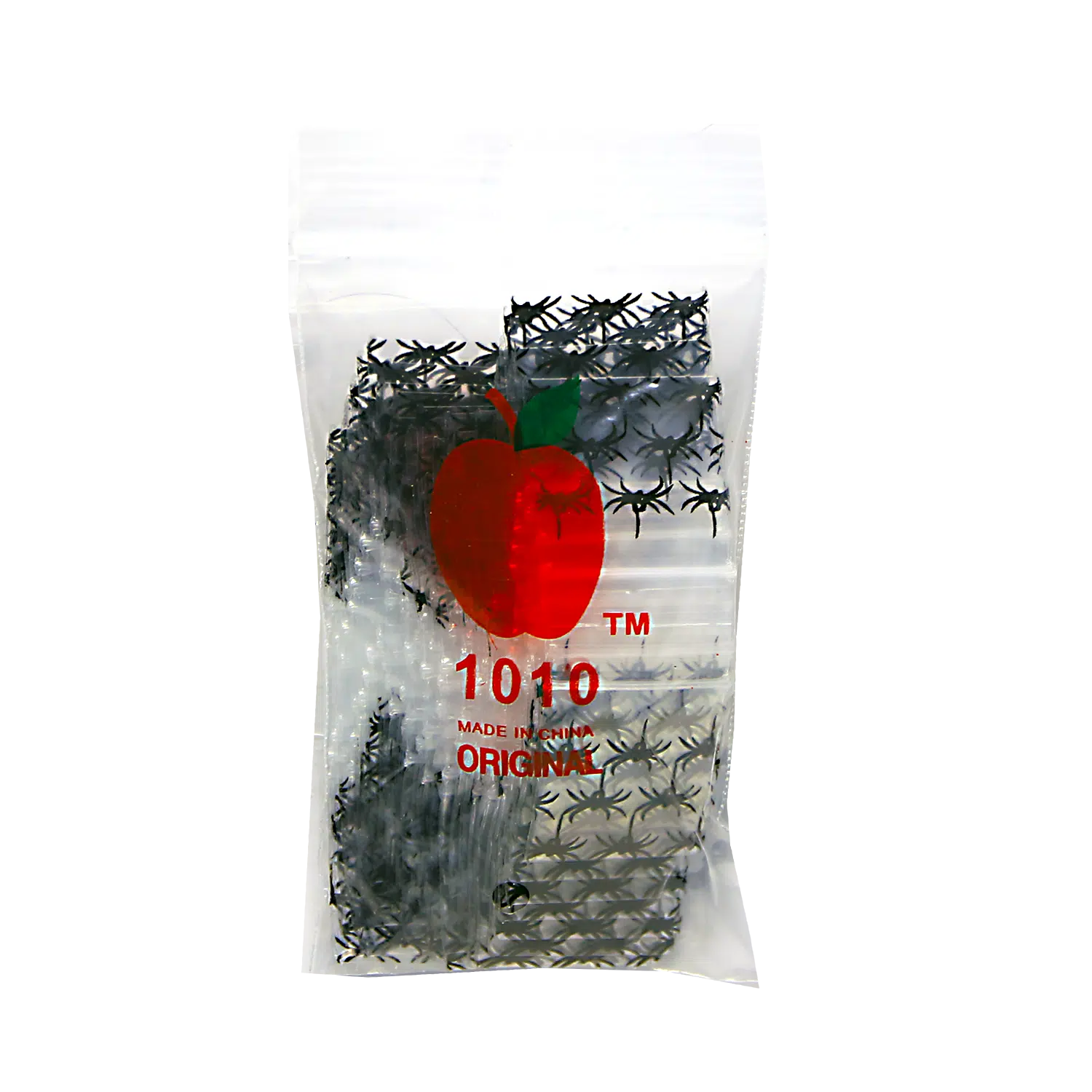 SAB-011 Apple Bag 10x10 (1000 Count) Black Spider - Image 2