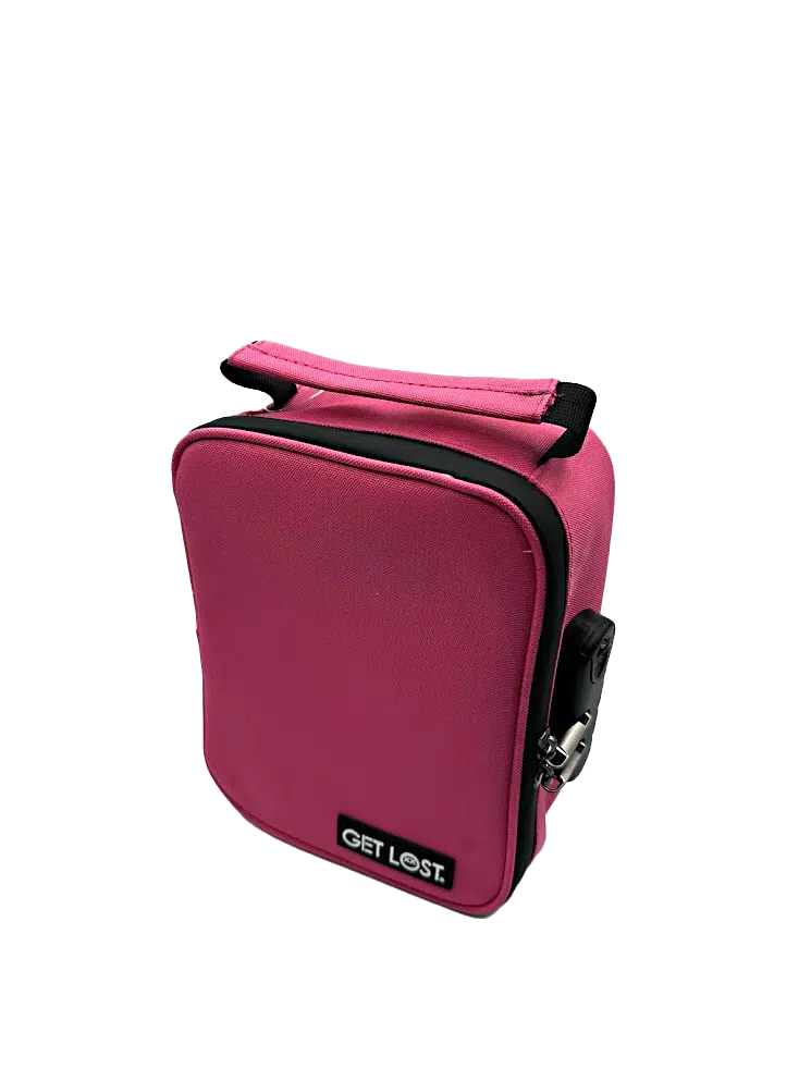 SFSB-PNK-002 Get Lost Smell-Proof Premium Stash Bag with Lock (Pink) - Image 7