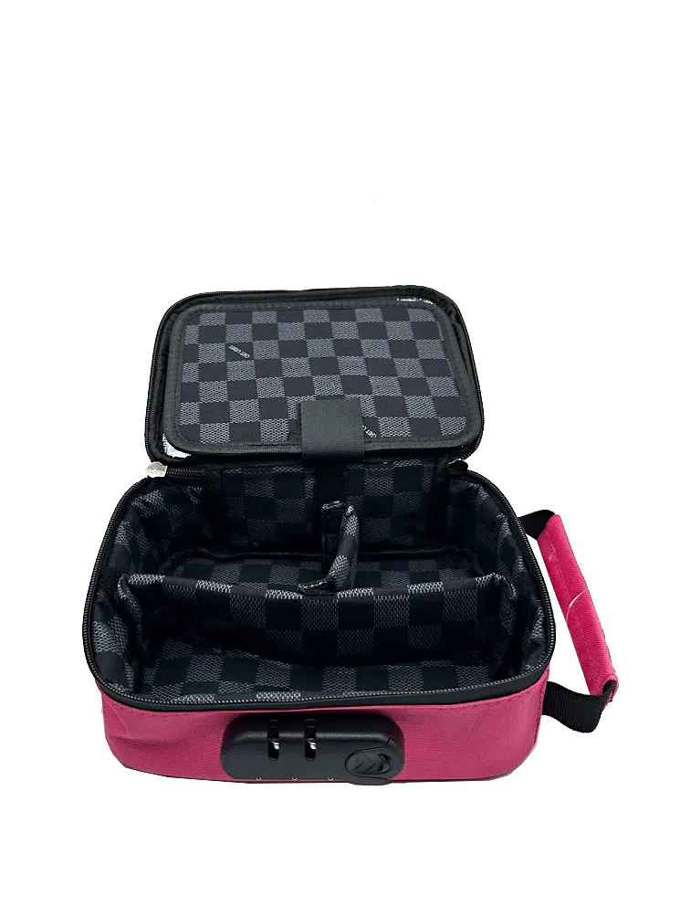 SFSB-PNK-002 Get Lost Smell-Proof Premium Stash Bag with Lock (Pink) - Image 6