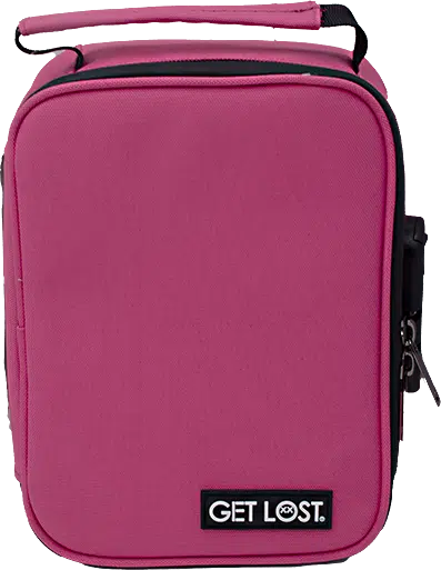 SFSB-PNK-002 Get Lost Smell-Proof Premium Stash Bag with Lock (Pink) - Image 3