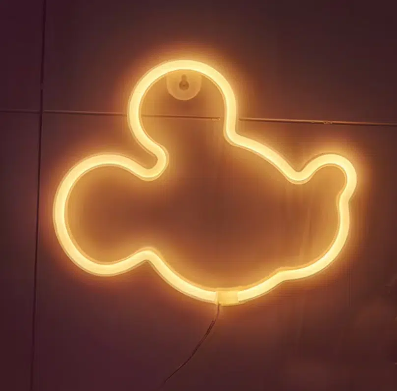SNL-041 – Small Neon Hanging Light – Mickey Mouse