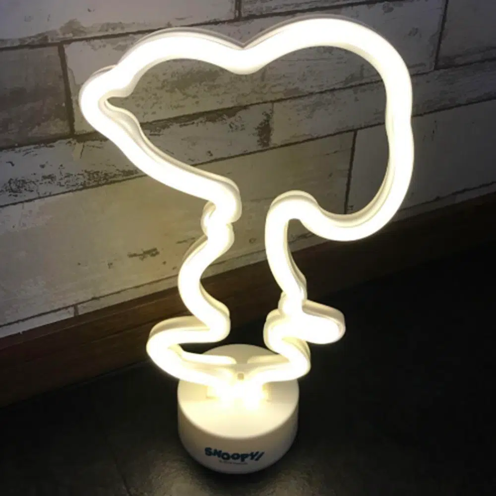 TNL-002 – Table Neon Light – Snoopy White