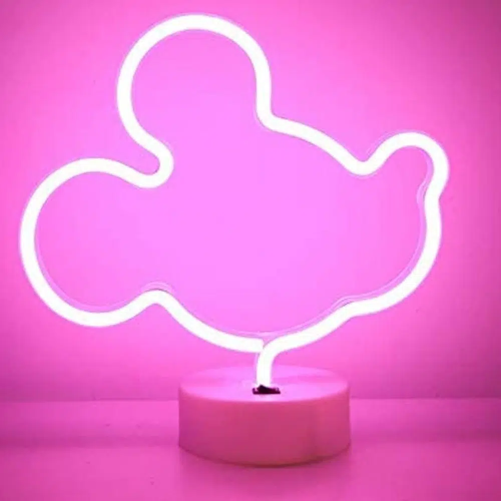 TNL-003 – Table Neon Light – Mickey Mouse Pink