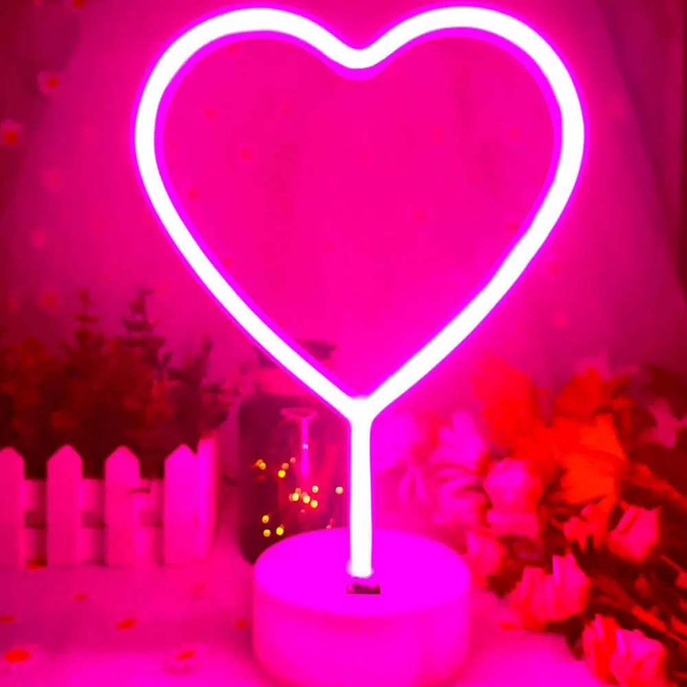 TNL-018 – Table Neon Light – Pink Heart