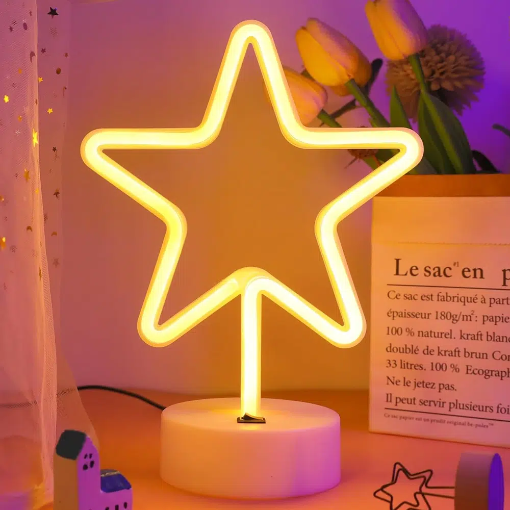 TNL-030 – Table Neon Light – Star Warm White