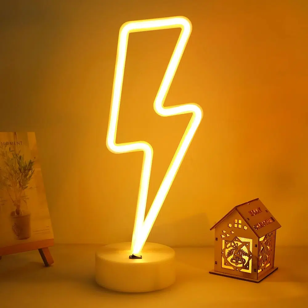 TNL-033 – Table Neon Light – Lightning Warm White