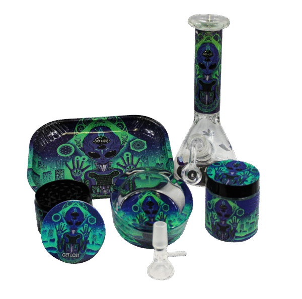 WP-GS-002 - Water Pipe Gift Set (8 in 1) (Purple Alien)