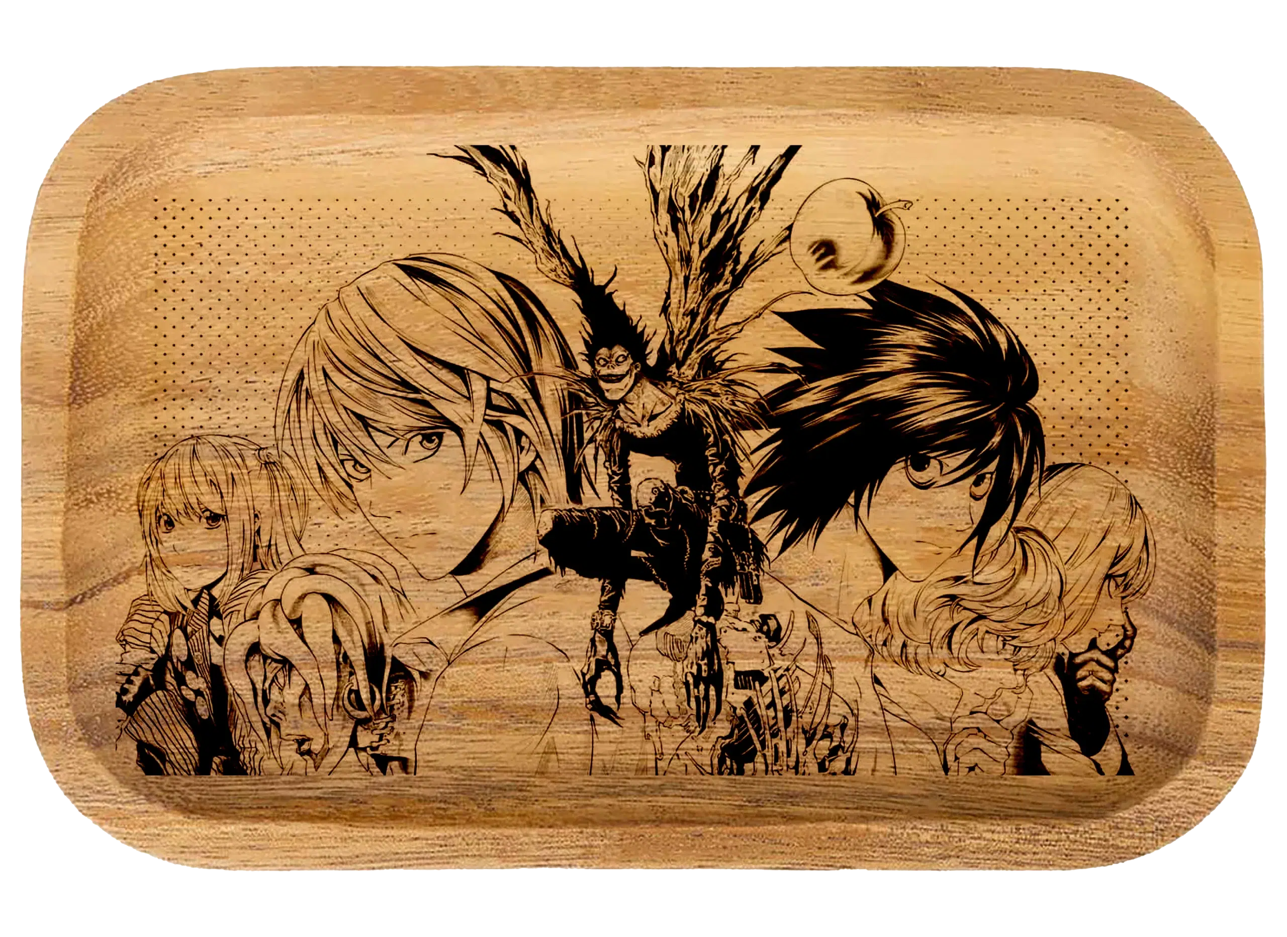 WT005_Wooden Tray – Death Note 11″x7″x1″