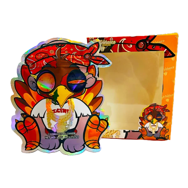 Bag-n-Box 3.5g Mylar Packaging Set (25 Count Bags + Boxes) - I Can't Feel My Face ICFMF BAGNBOX-WIN-009