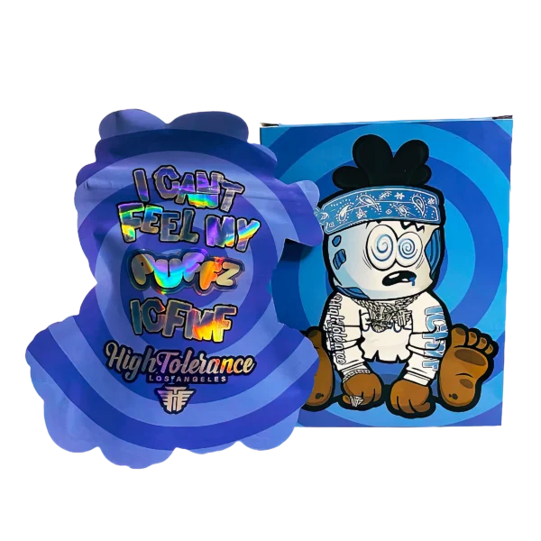 Bag-n-Box 3.5g Mylar Packaging Set (25 Count Bags + Boxes) - I Can't Feel My Puffz ICFMF BAGNBOX-WIN-012 - Image 2