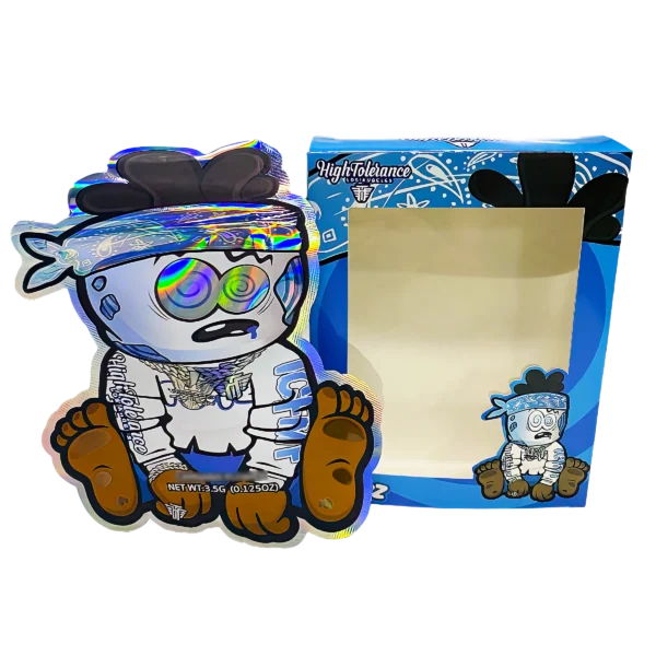 Bag-n-Box 3.5g Mylar Packaging Set (25 Count Bags + Boxes) - I Can't Feel My Puffz ICFMF BAGNBOX-WIN-012
