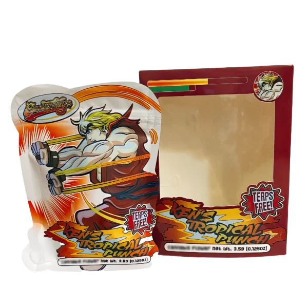 Bag-n-Box 3.5g Mylar Packaging Set (25 Count Bags + Boxes) - Ken's Tropical Punch BAGNBOX-WIN-013