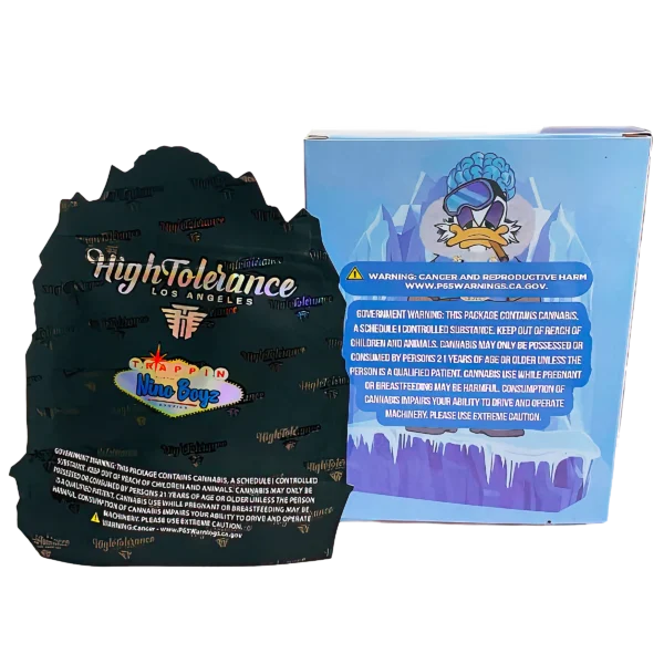 Bag-n-Box 3.5g Mylar Packaging Set (25 Count Bags + Boxes) - Trappin Nino Boyz BAGNBOX-WIN-015 - Image 2