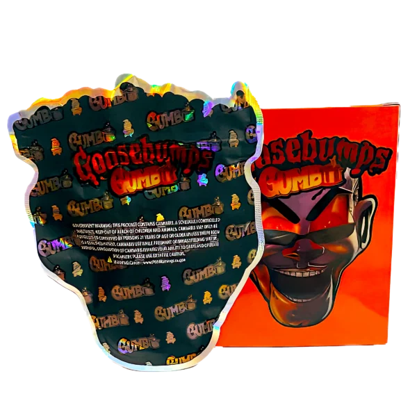 Bag-n-Box 3.5g Mylar Packaging Set (25 Count Bags + Boxes) - Goosebumps Gumbo BAGNBOX-WIN-016 - Image 2