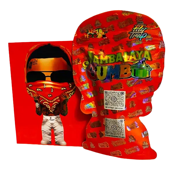 Bag-n-Box 3.5g Mylar Packaging Set (25 Count Bags + Boxes) - Jambakaya Gumbo BAGNBOX-WIN-017 - Image 2