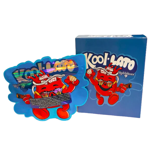 Bag-n-Box 3.5g Mylar Packaging Set (25 Count Bags + Boxes) - Kool-Lato High Tolerance BAGNBOX-WIN-020 - Image 2