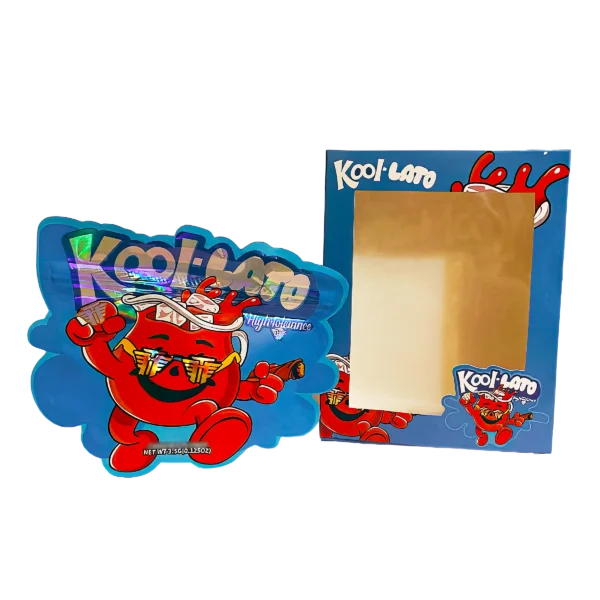 Bag-n-Box 3.5g Mylar Packaging Set (25 Count Bags + Boxes) - Kool-Lato High Tolerance BAGNBOX-WIN-020