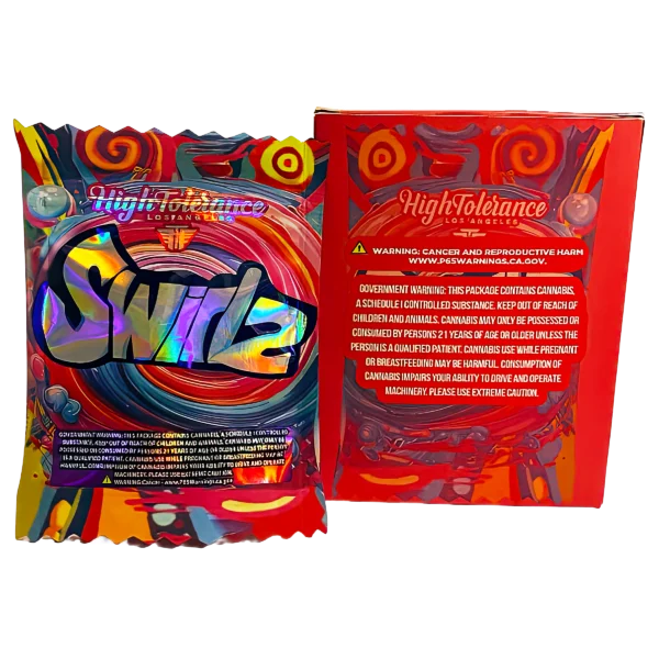 Bag-n-Box 3.5g Mylar Packaging Set (25 Count Bags + Boxes) - High Tolerance Swirlz BAGNBOX-WIN-022 - Image 2