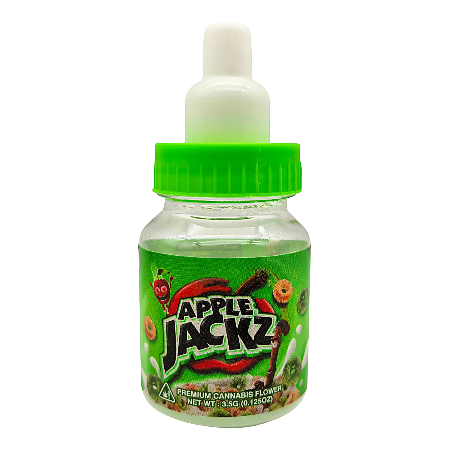3.5g Plastic Baby Bottle – (12 Count) Apple Jackz BB-35-003
