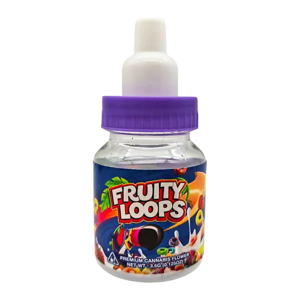 3.5g Plastic Baby Bottle - (12 Count) Fruity Loops BB-35-004