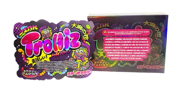 Bag-n-Box 3.5g Mylar Packaging Set (25 Count Bags + Display Boxes) - Trolliz BNB-Shaped-001 - Image 2