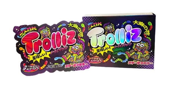 Bag-n-Box 3.5g Mylar Packaging Set (25 Count Bags + Display Boxes) - Trolliz BNB-Shaped-001