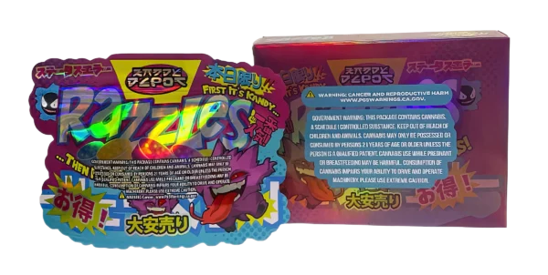Bag-n-Box 3.5g Mylar Packaging Set (25 Count Bags + Display Boxes) - Razzles Zaddy Depot BNB-Shaped-003 - Image 2