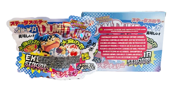 Bag-n-Box 3.5g Mylar Packaging Set (25 Count Bags + Display Boxes) - Cherry Dum Dums BNB-Shaped-004 - Image 2