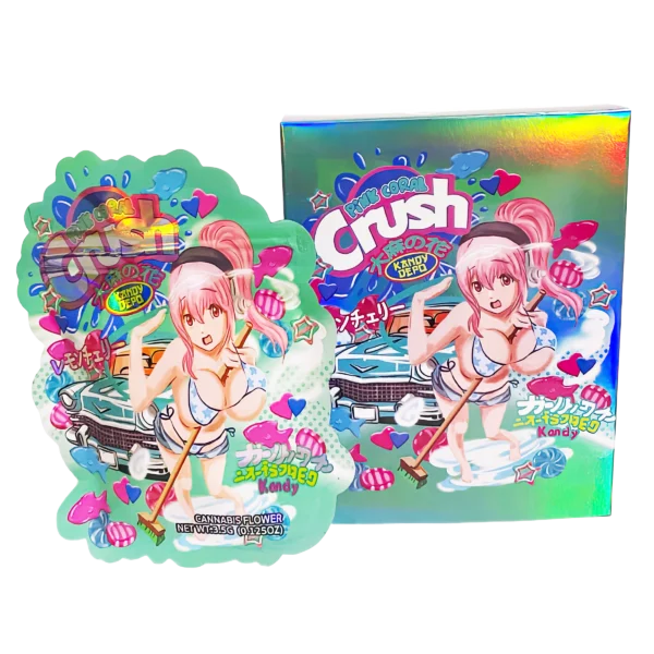 Bag-n-Box 3.5g Mylar Packaging Set (25 Count Bags + Display Boxes) - Pink Coral Crush BNB-Shaped-019
