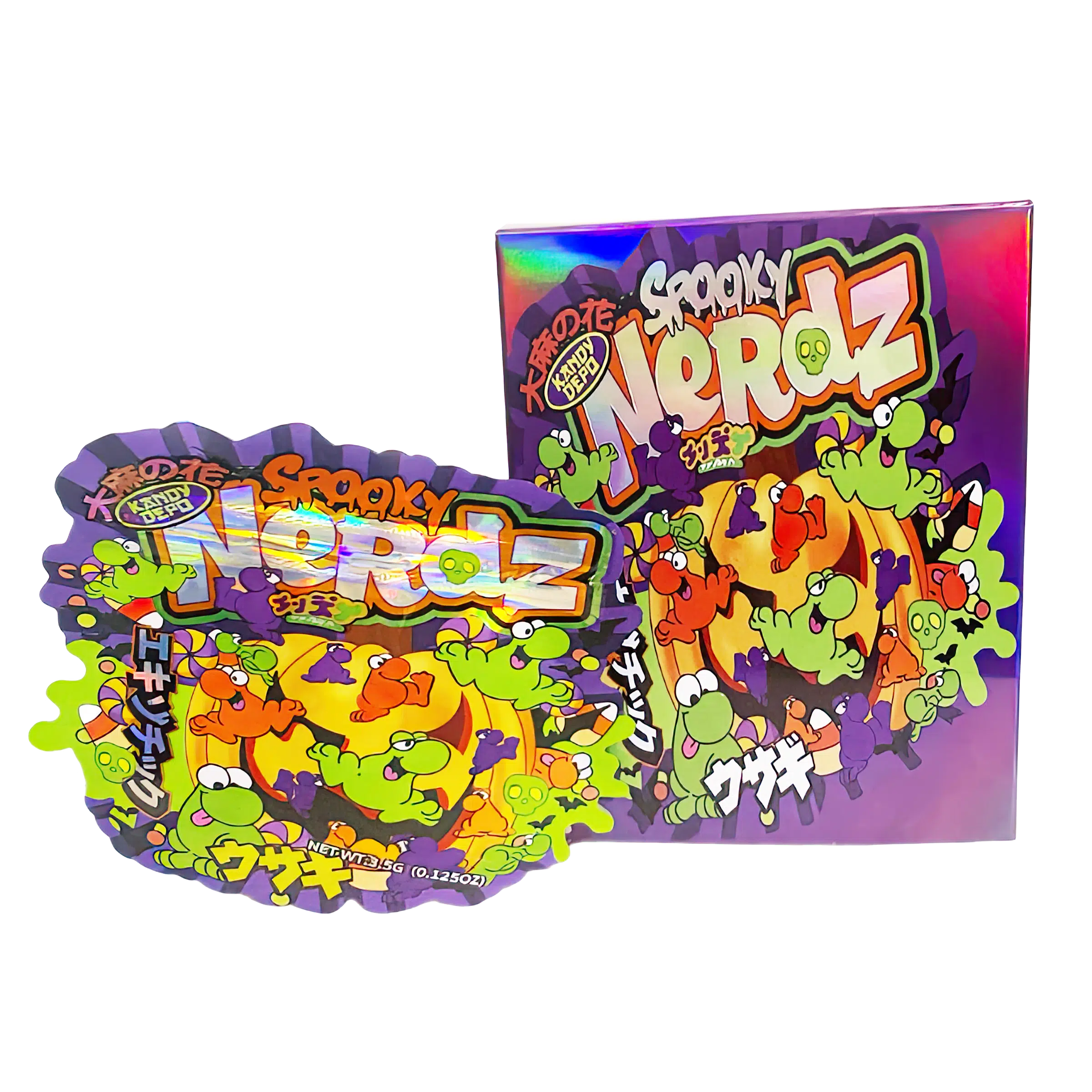 Bag-n-Box 3.5g Mylar Packaging Set (25 Count Bags + Display Boxes) – Spooky Nerdz BNB-Shaped-026