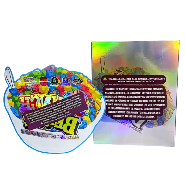 Bag-n-Box 3.5g Mylar Packaging Set (25 Count Bags + Display Boxes) - Crunch Berriez BNB-Shaped-031 - Image 2