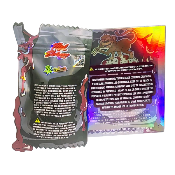 Bag-n-Box 3.5g Mylar Packaging Set (25 Count Bags + Display Boxes) -  Soy Sauce Fumi BNB-Shaped-032 - Image 2