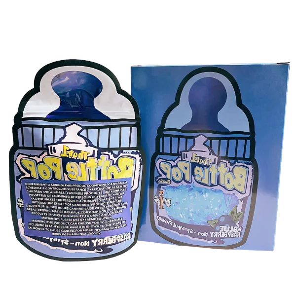 Bag-n-Box 3.5g Mylar Packaging Set (25 Count Bags + Display Boxes) - Bottle Pop BNB-Shaped-047 - Image 2