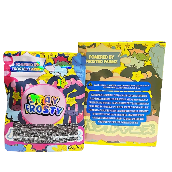 Bag-n-Box 3.5g Mylar Packaging Set (25 Count Bags + Display Boxes) - Bubble Yumz BNB-Shaped-063 - Image 2