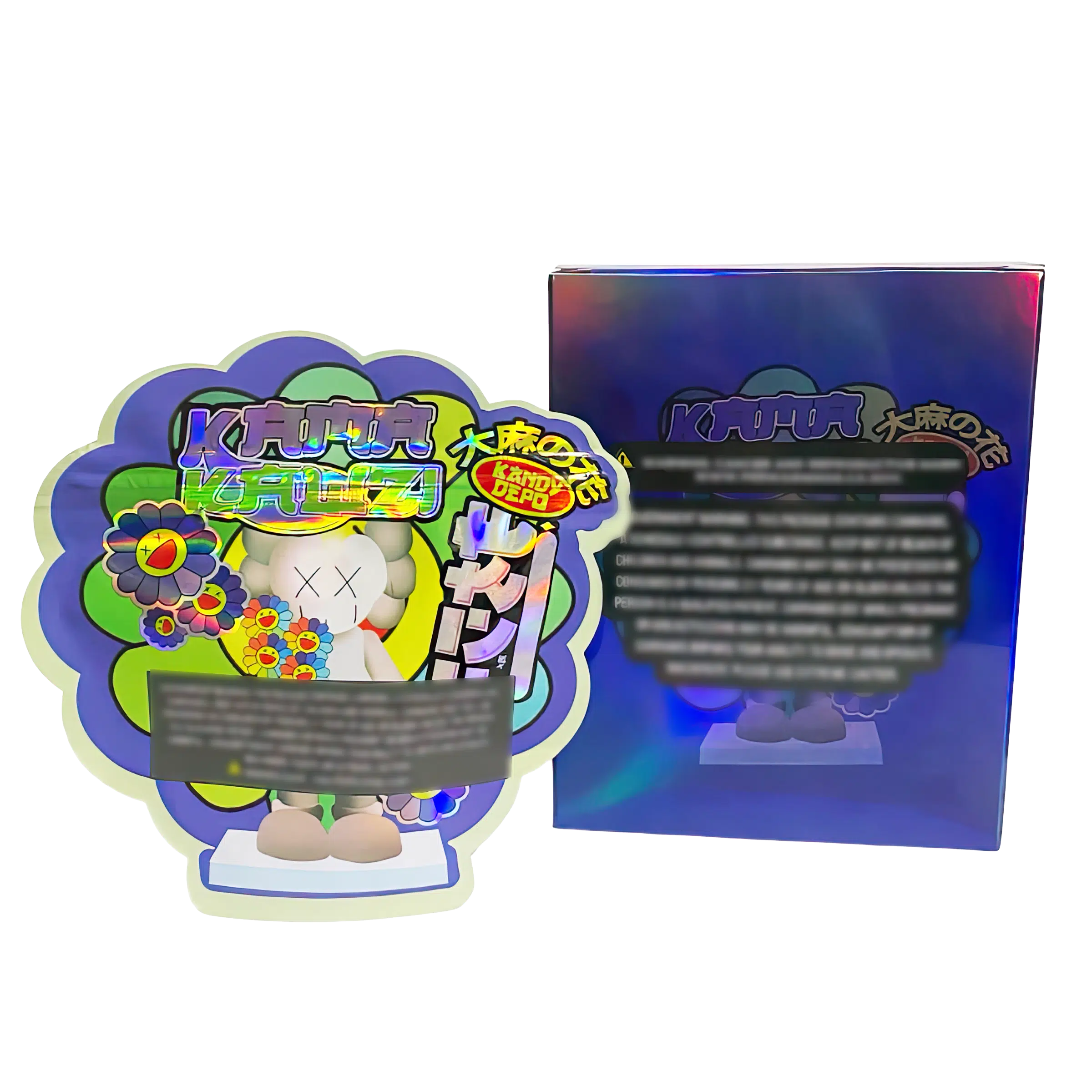 Bag-n-Box 3.5g Mylar Packaging Set (25 Count Bags + Display Boxes) - Kama Kawzi BNB-Shaped-071 - Image 2