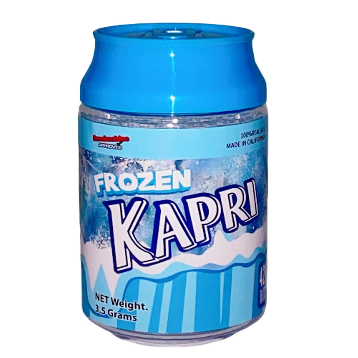 3.5g Plastic Soda Can Jar – (12 Count) Frozen Kapri CJ-35-001