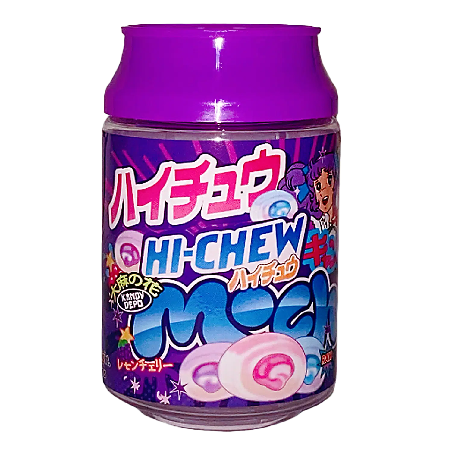 3.5g Plastic Soda Can Jar – (12 Count) Hi-Chew CJ-35-008