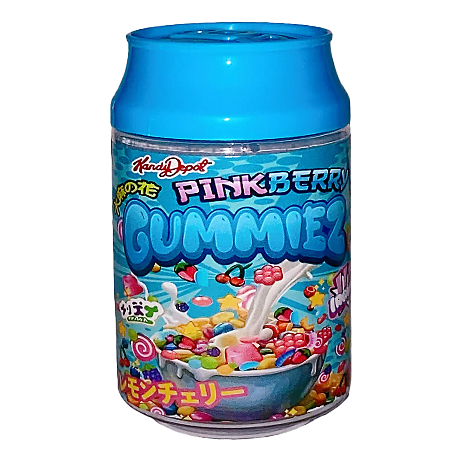 3.5g Plastic Soda Can Jar – (12 Count) Pinkberry Gummiez CJ-35-012