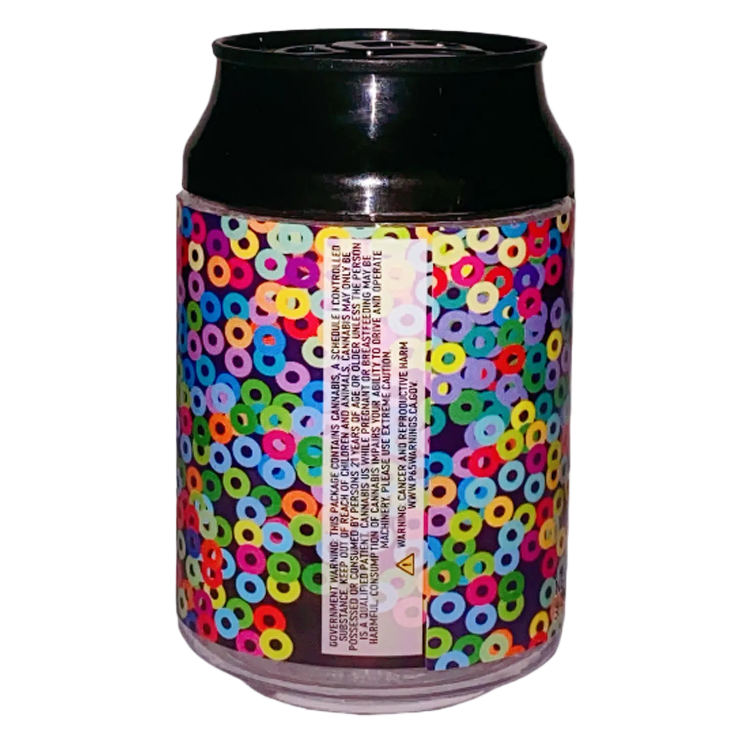 3.5g Plastic Soda Can Jar - (12 Count) It's Just Candy Rocky Road CJ-35-013 - Image 2