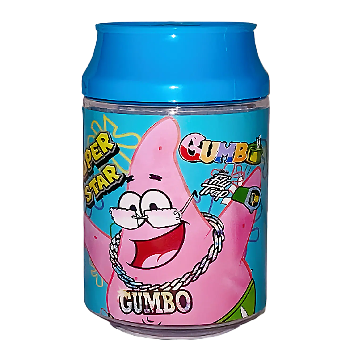 3.5g Plastic Soda Can Jar – (12 Count) Super Star Gumbo CJ-35-016