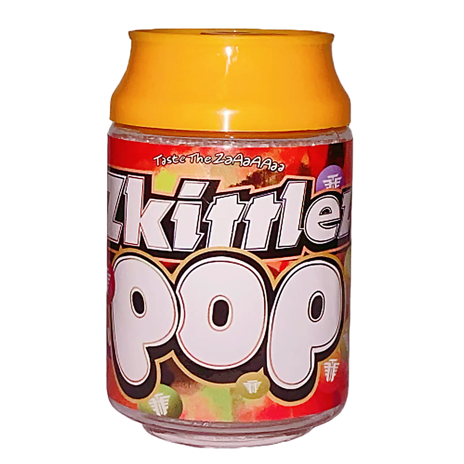 3.5g Plastic Soda Can Jar – (12 Count) Zkittlez Pop CJ-35-017
