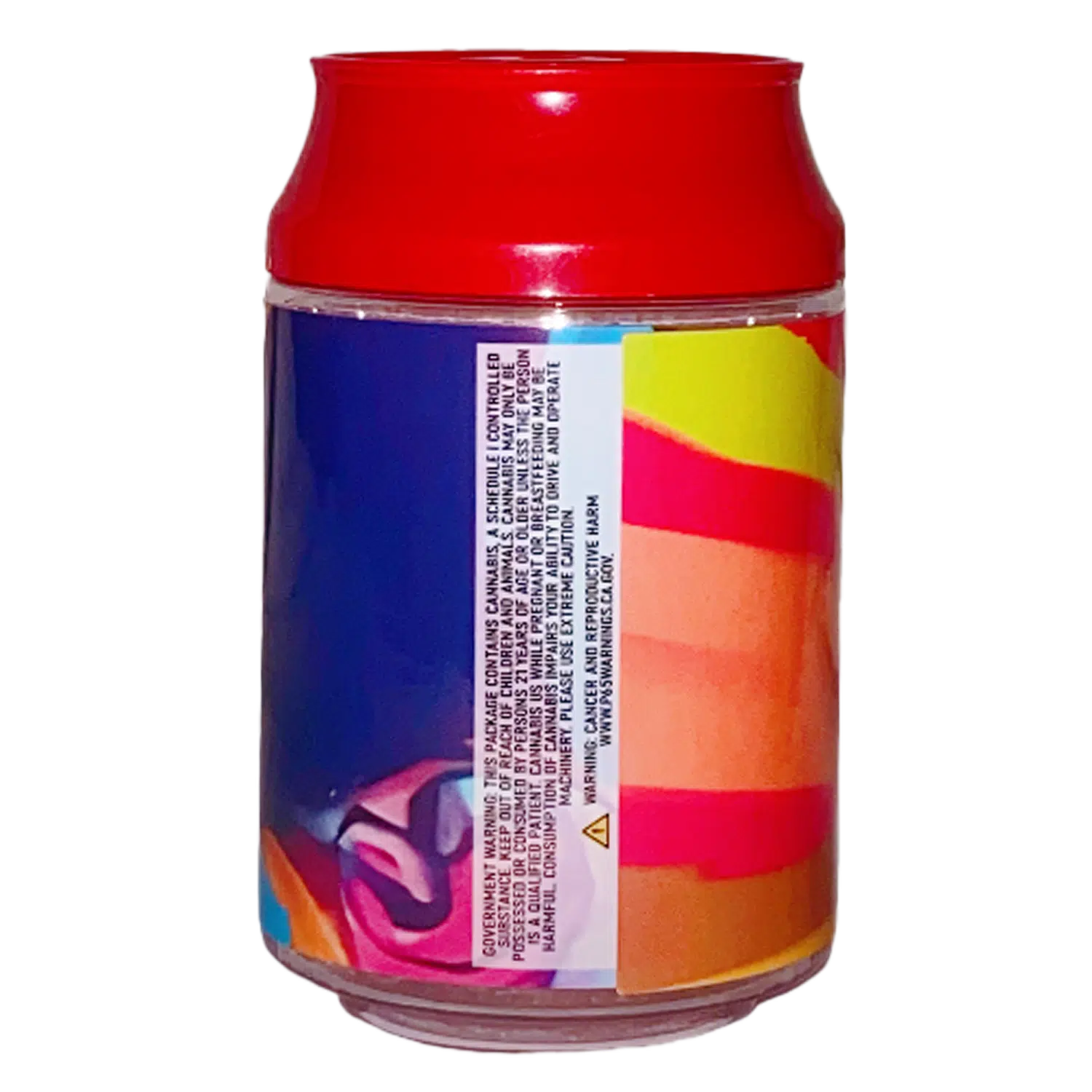 3.5g Plastic Soda Can Jar - (12 Count) Gushers Snozberry Sour CJ-35-018 - Image 2
