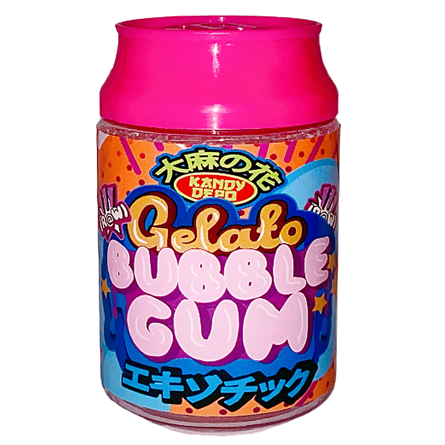 3.5g Plastic Soda Can Jar – (12 Count) Gelato Bubble Gum CJ-35-025