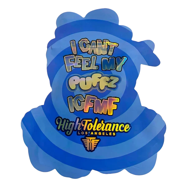 3.5g Shaped Mylar Bag (50 Count) ICFMP I Can't Feel My Puffz MB35-SHAPE-016 - Image 2