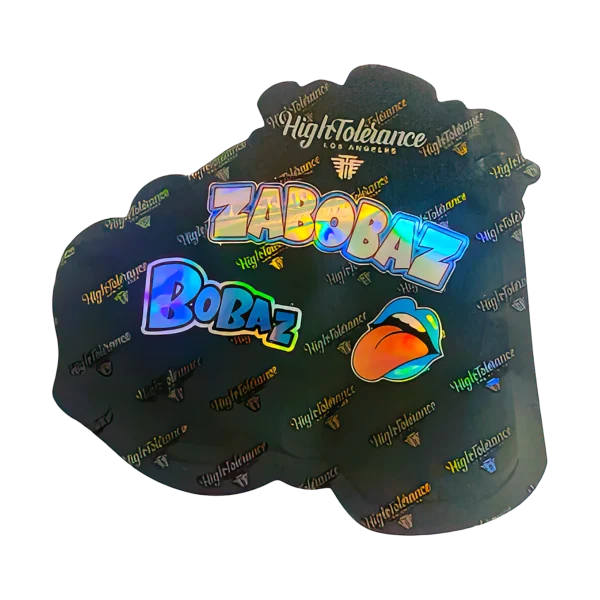 3.5g Shaped Mylar Bag (50 Count) Zabobaz Bobaz MB35-SHAPE-018 - Image 2