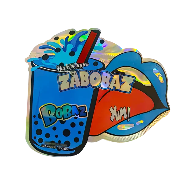 3.5g Shaped Mylar Bag (50 Count) Zabobaz Bobaz MB35-SHAPE-018