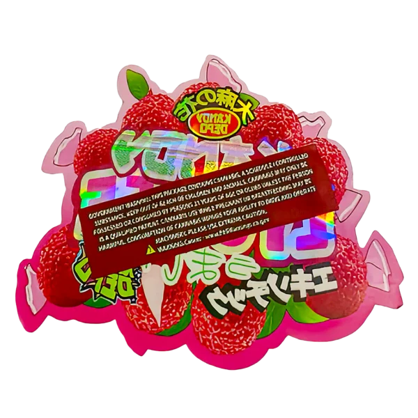 3.5g Shaped Mylar Bag (50 Count) Kandy Lyuchee MB35-SHAPE-054 - Image 2