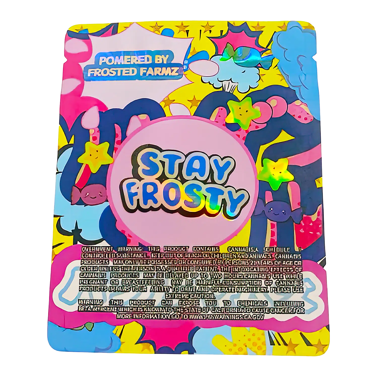 3.5g Shaped Mylar Bag (50 Count) Bubble Yumz MB35-SHAPE-064 - Image 2