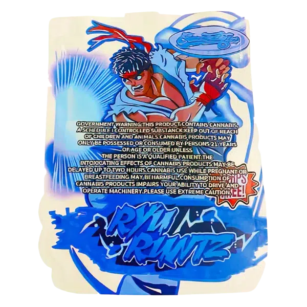 3.5g Shaped Mylar Bag (50 Count) RYU Runtz MB35-SHAPE-066 - Image 2