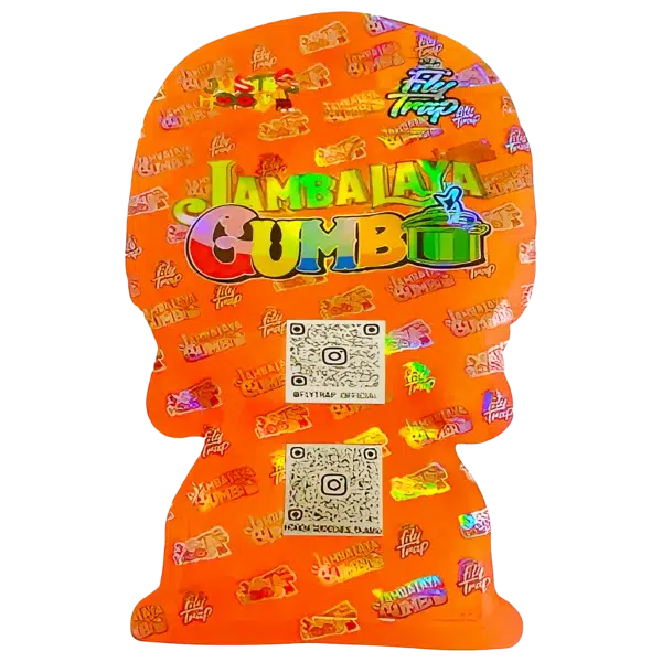 3.5g Shaped Mylar Bag (50 Count) Jambalaya Gumbo MB35-SHAPE-069 - Image 2